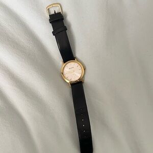 Bulova Black and Gold Watch